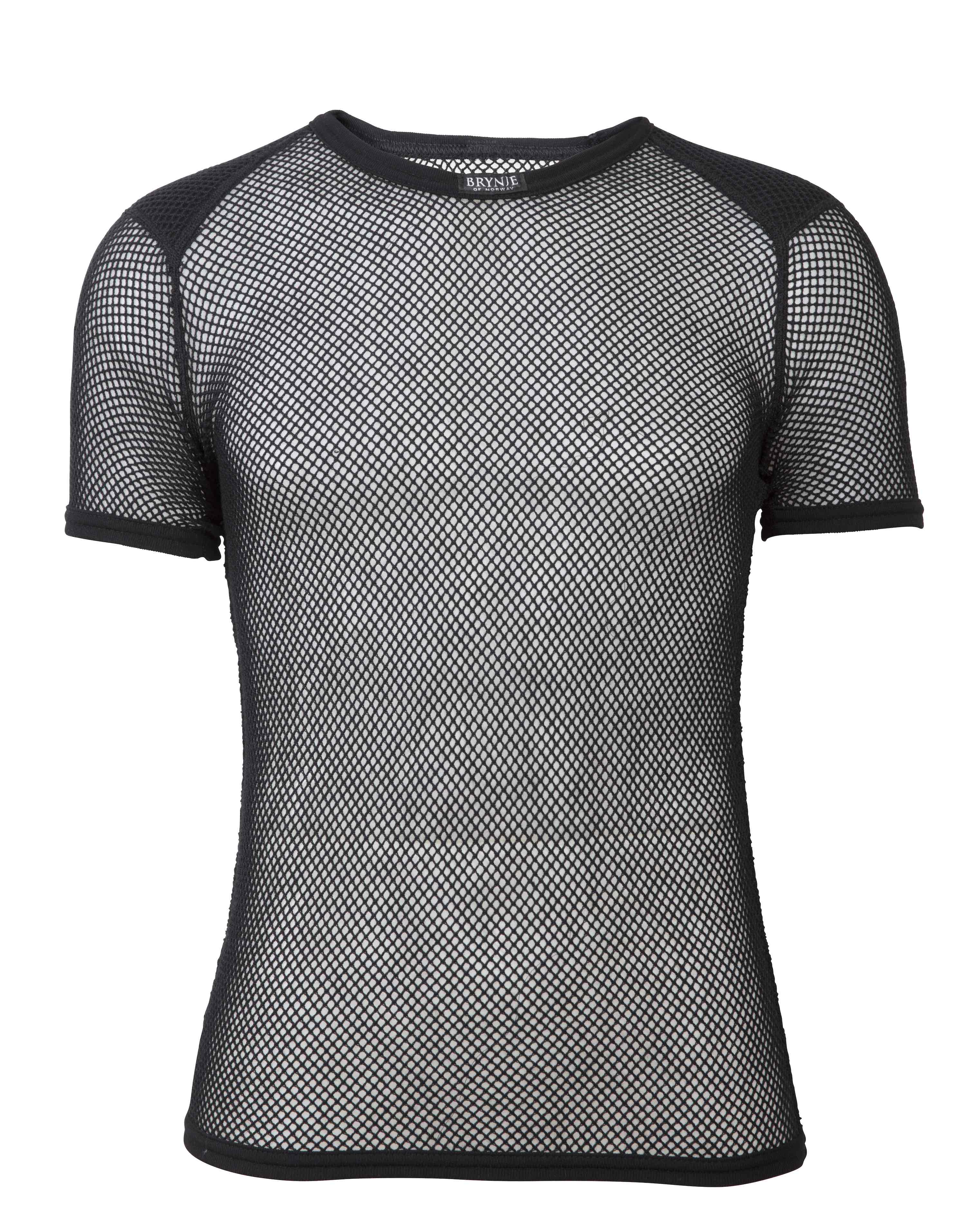 Brynje Wool Thermo T-shirt, merino base layer, fishnet, thermal t