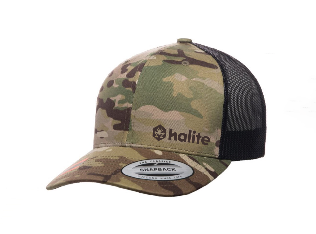 Halite Trucker Hat in Multicam