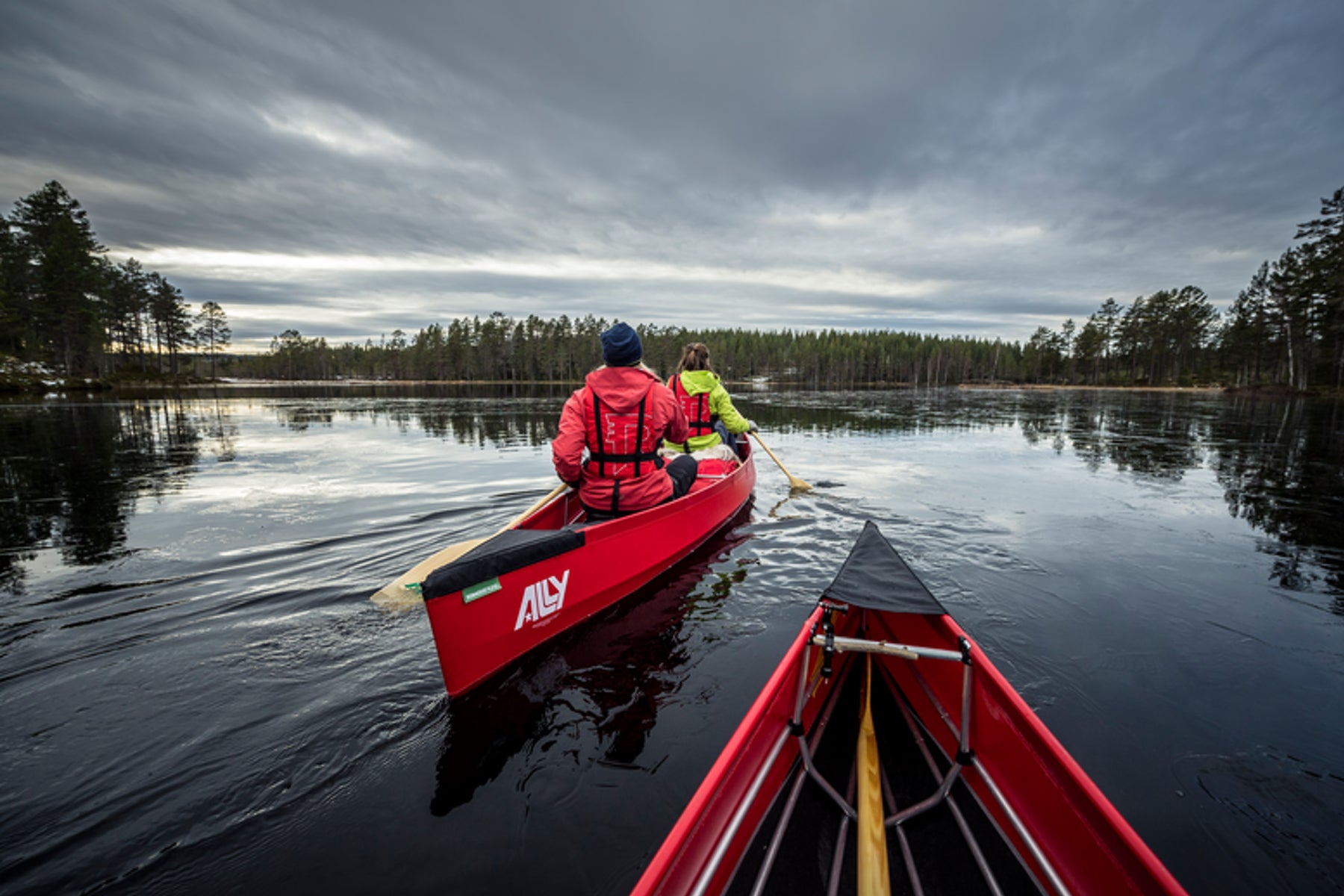 Ally Canoe on Lake