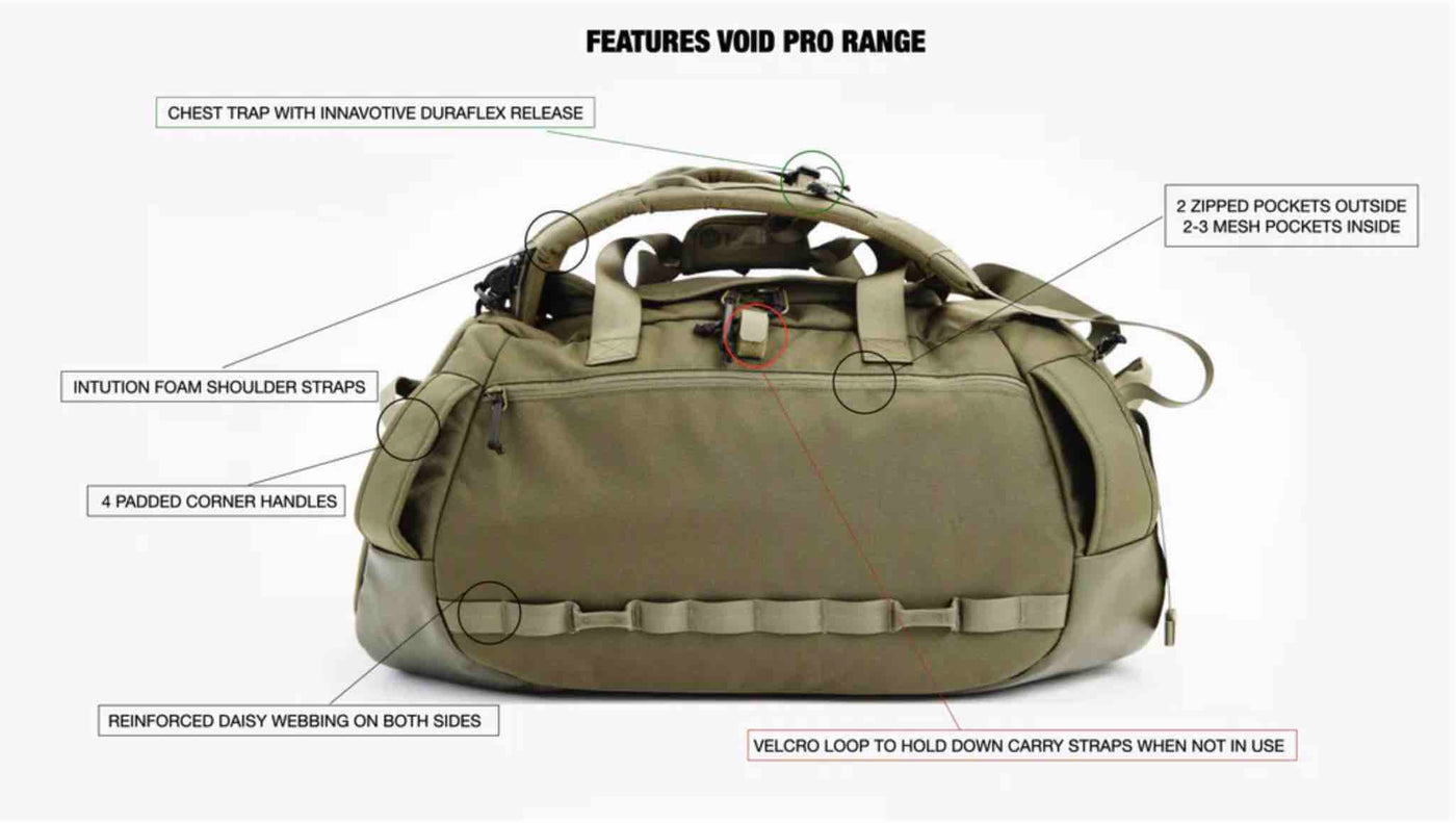 Halite Void 80L Pro Duffel Bag