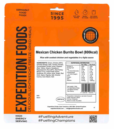 Expedition Foods Mexican Chicken Burrito Bowl