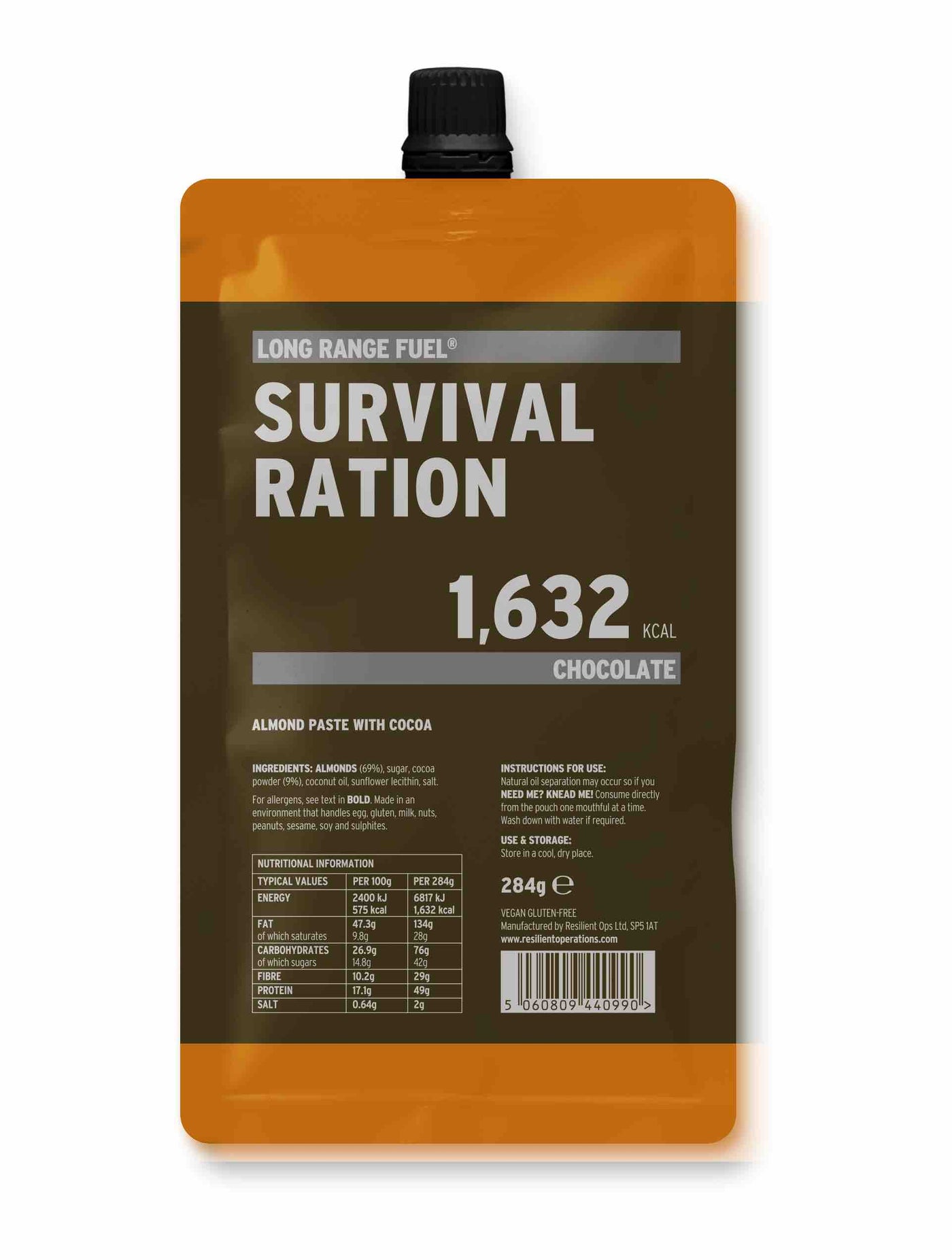 Resilient Nutrition Emergency Survival Ration 1632KCAL – Nordiclife