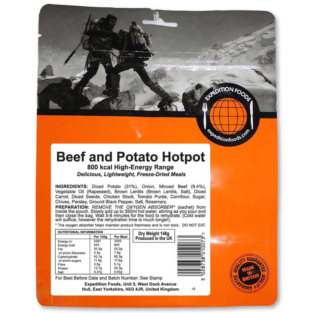 Expedition Foods Beef and Potato Hotpot