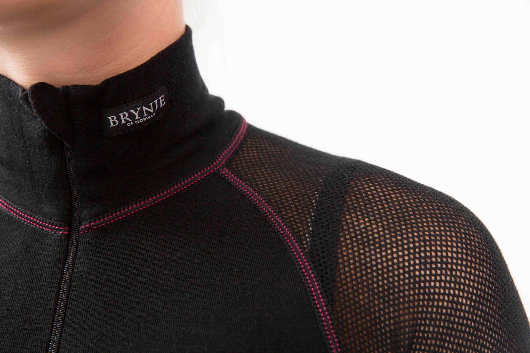 Sous-vêtement technique - BRYNJE Méraklon Super Thermo ML col rond - noir Sous-vêtement technique - BRYNJE Méraklon Super Thermo ML col rond - noir