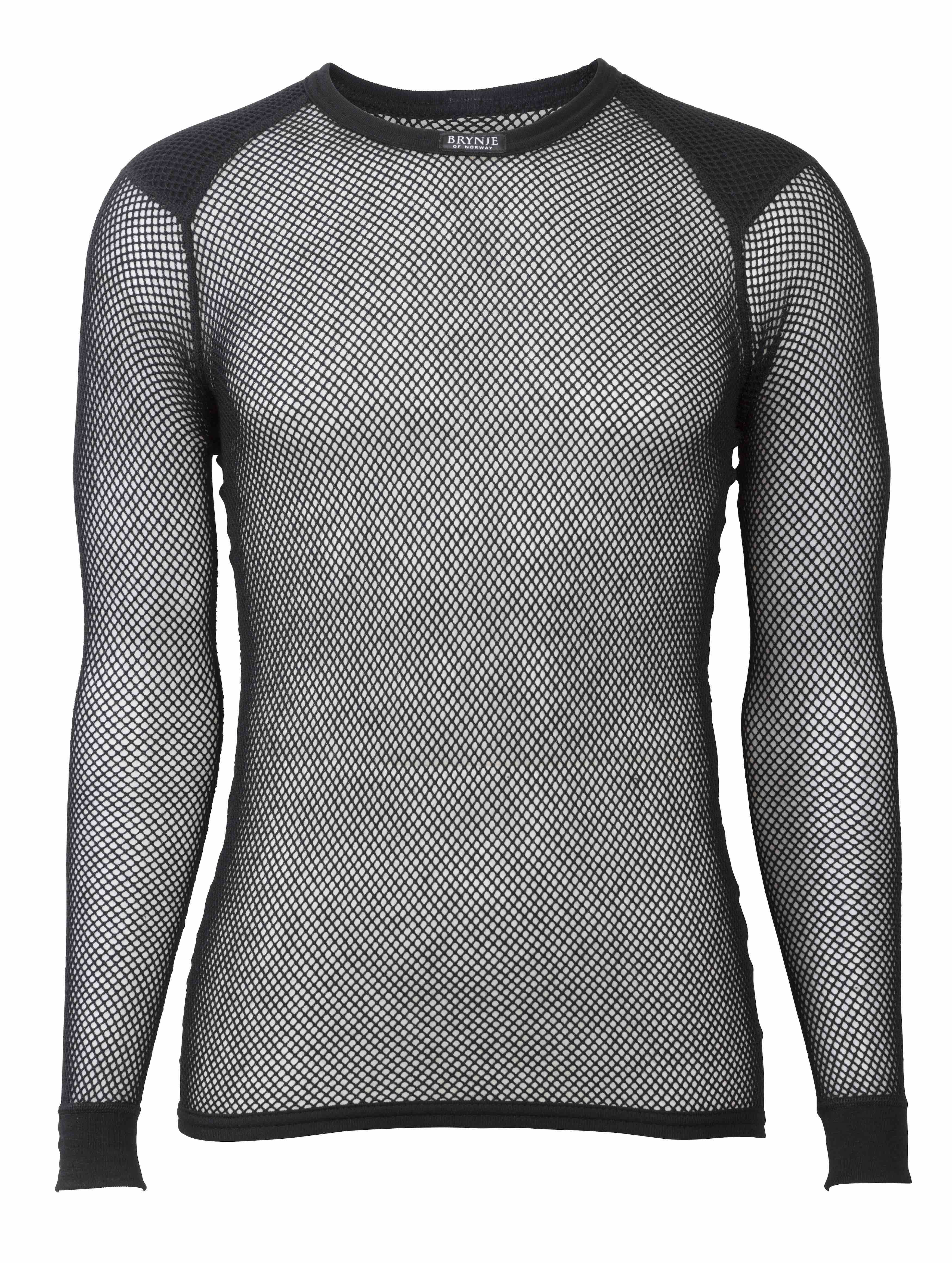 Brynje Wool Thermo shirt, merino base layer, mesh, fishnet – Nordiclife
