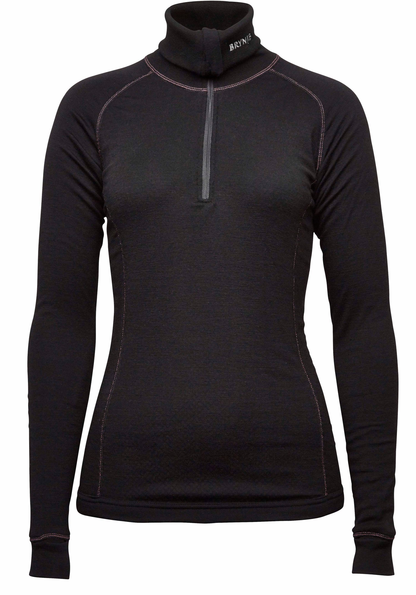 Brynje Arctic Womens Zip Polo Black