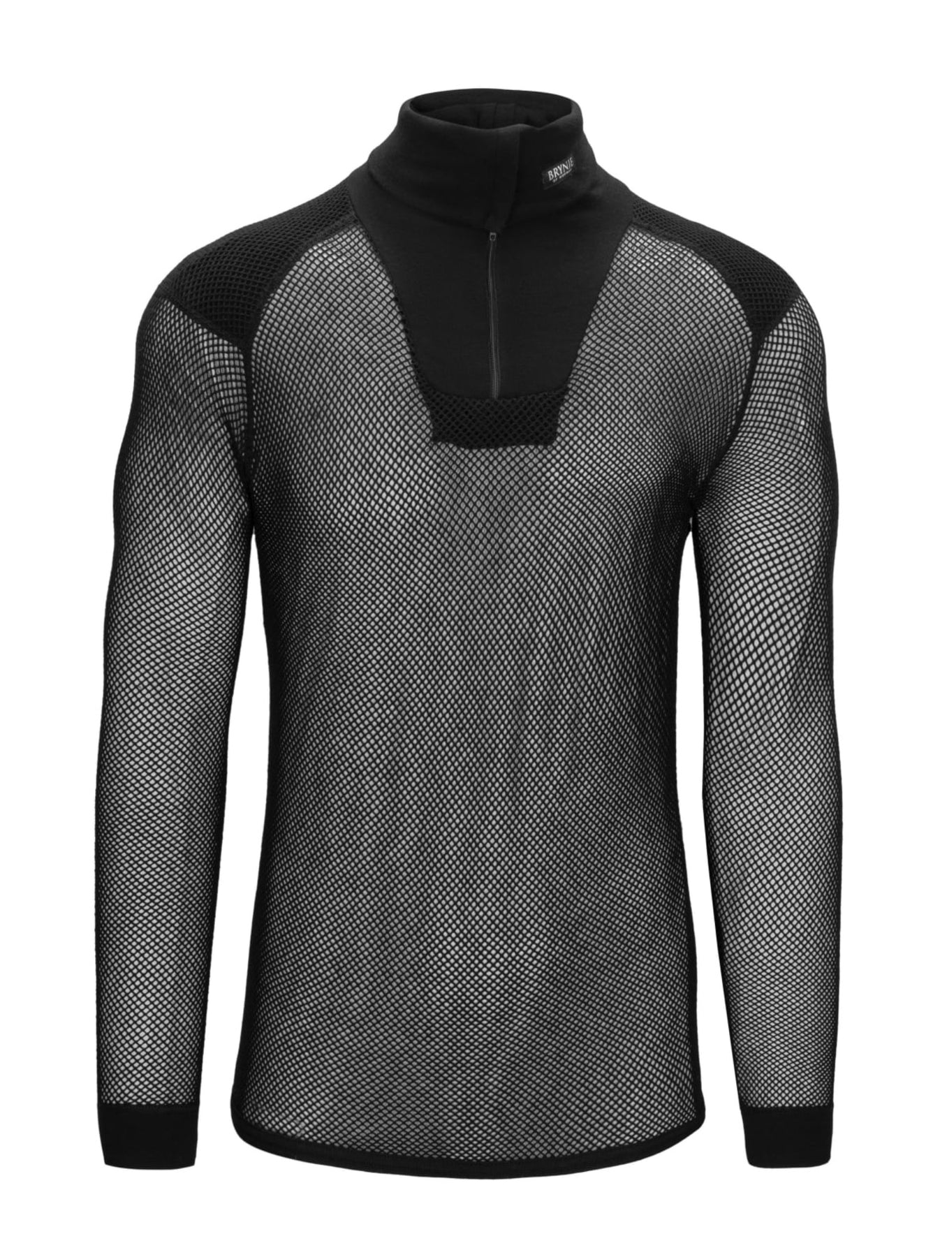Brynje Super Thermo Zip Polo with Inlay, base layer, mesh base layer ...