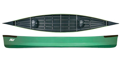 Bergans Ally Folding Flatwater Canoe 17’ Green