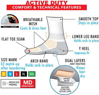Drymax Active Duty Hot Weather Socks