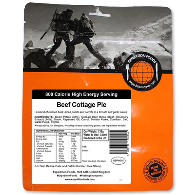 Expedition Foods - Beef Cottage Pie